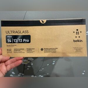 Belkin iPhone 14/13/13pro ultraglass screen protector NWT